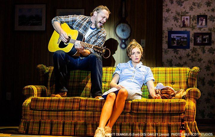 Matt DeAngelis as Earl and Desi Oakley as Jenna in Waitress, 2024 (Ogunquit Playhouse)