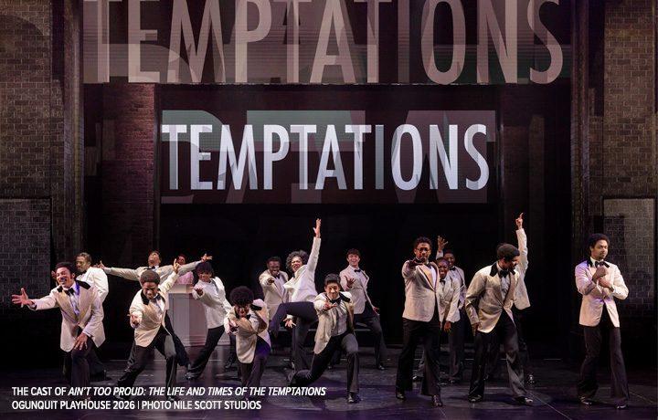 ThE CAST OF AIN’T TOO PROUD: THE LIFE AND TIMES OF THE TEMPTATIONS OGUNQUIT PLAYHOUSE 2026 | PHOTO NILE SCOTT STUDIOS